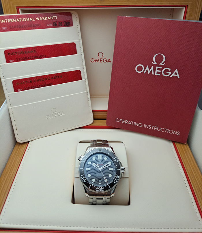Omega Seamaster Diver 300M Co-Axial Wristwatch Ref. 210.30.42.20.01.001